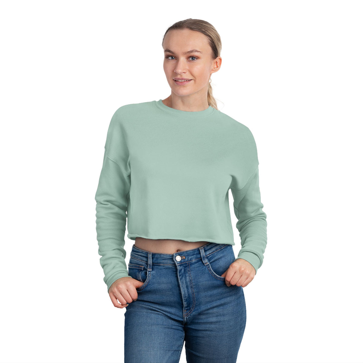 Surfing Sasquatch Co. Cropped Sweatshirt