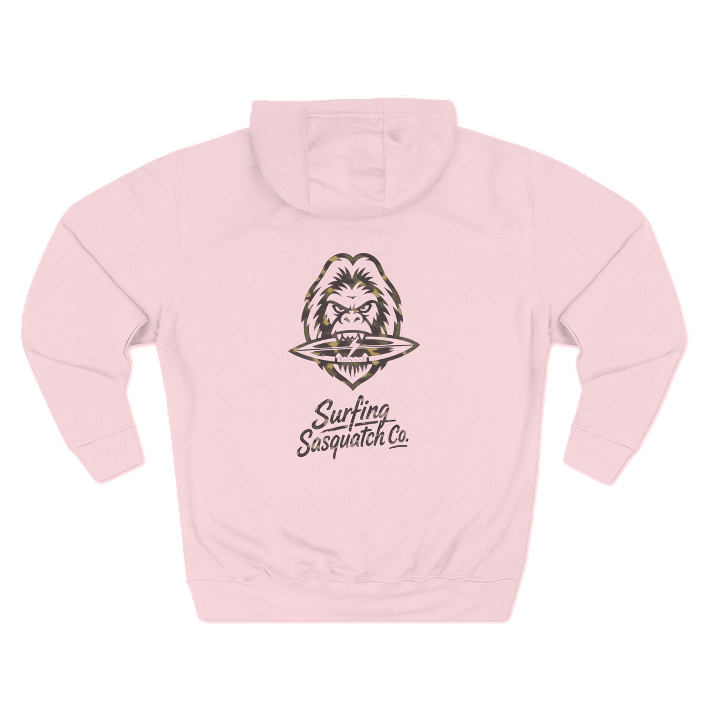 Surfing Sasquatch Co. Camo Hoodie