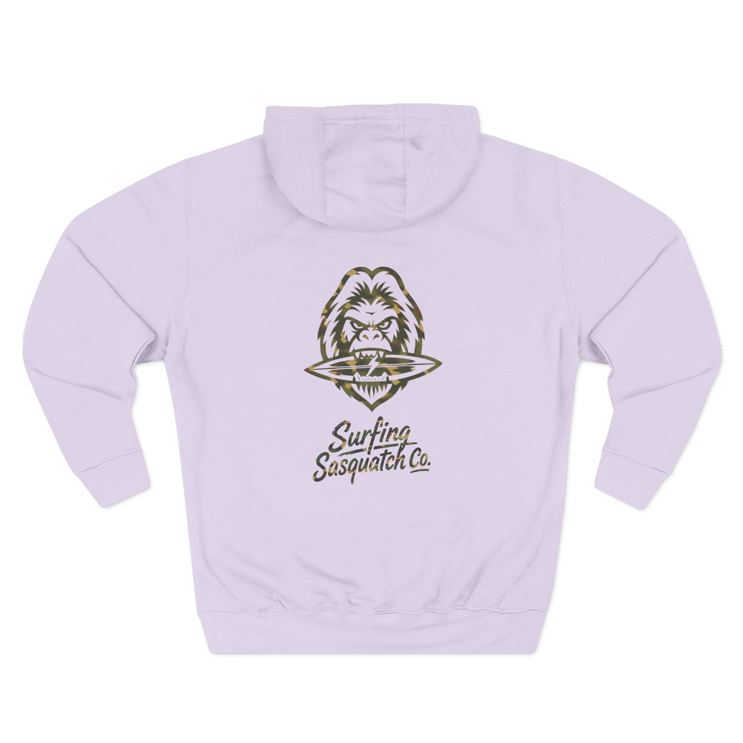 Surfing Sasquatch Co. Camo Hoodie