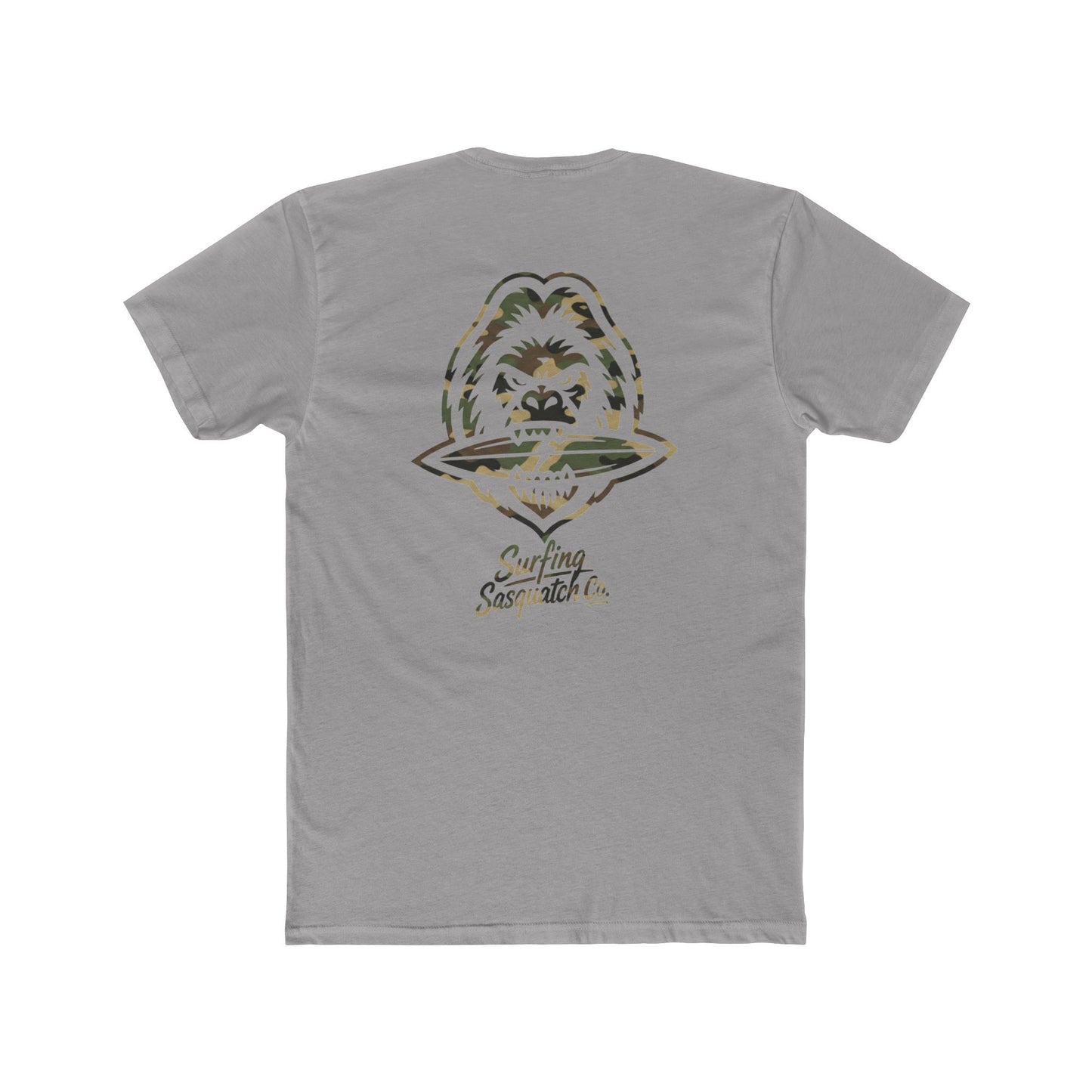 Surfing Sasquatch Signature Camo Logo Tee