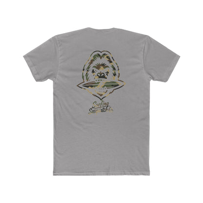 Surfing Sasquatch Signature Camo Logo Tee