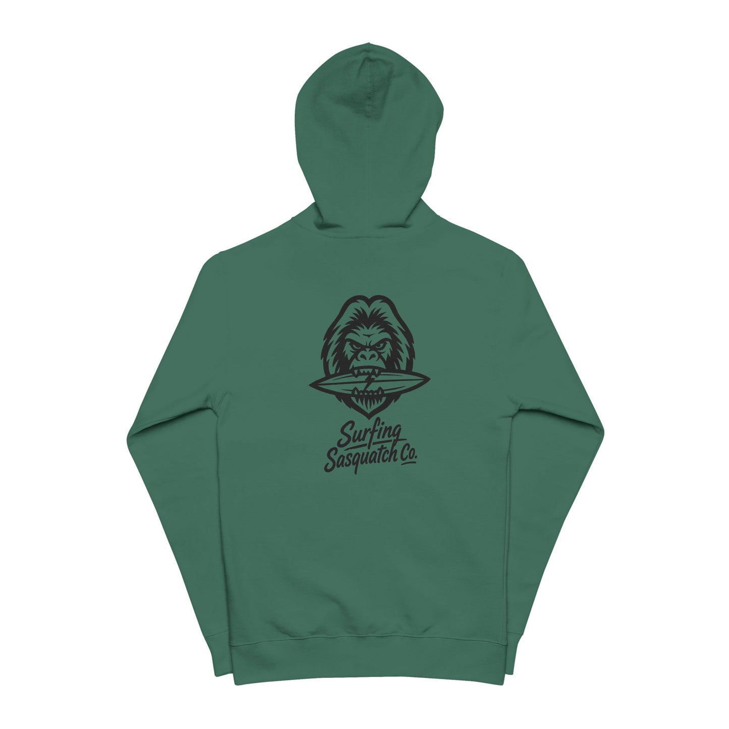Surfing Sasquatch Co. Signature Logo Zip-Up Hoodie