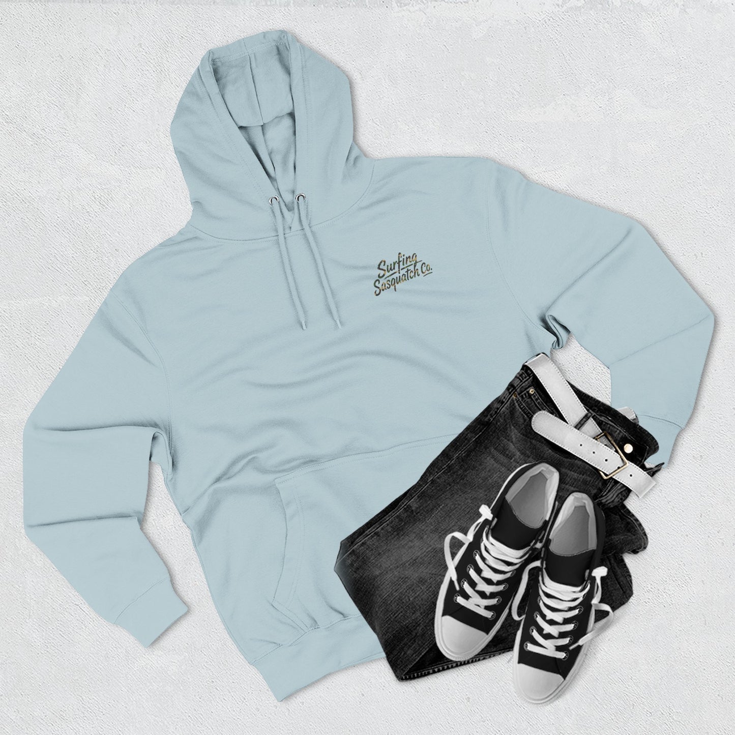 Surfing Sasquatch Co. Camo Hoodie