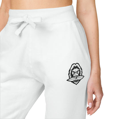 Embroidered Logo Cozy Fleece Sweatpants