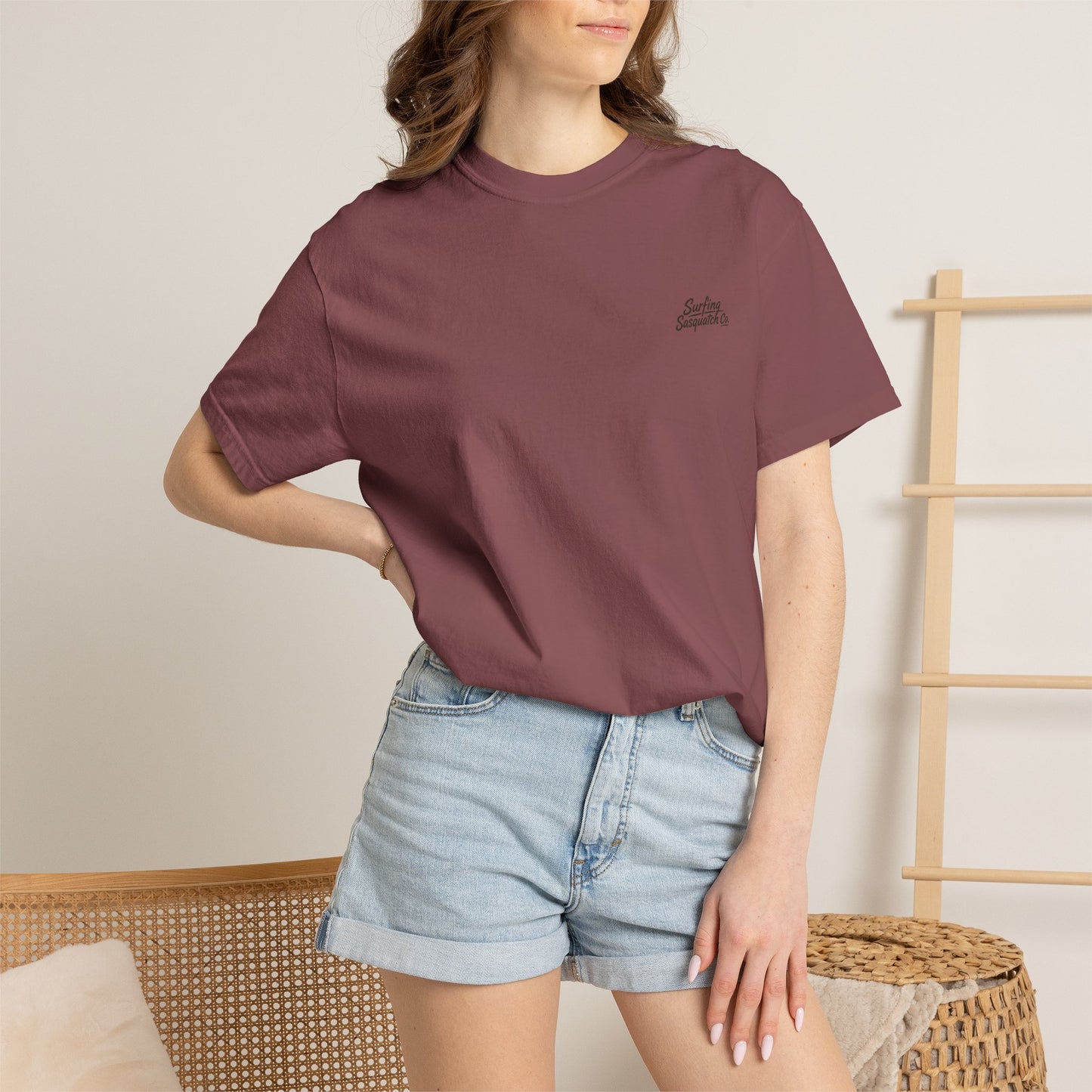 Surfing Sasquatch Signature logo T-Shirt