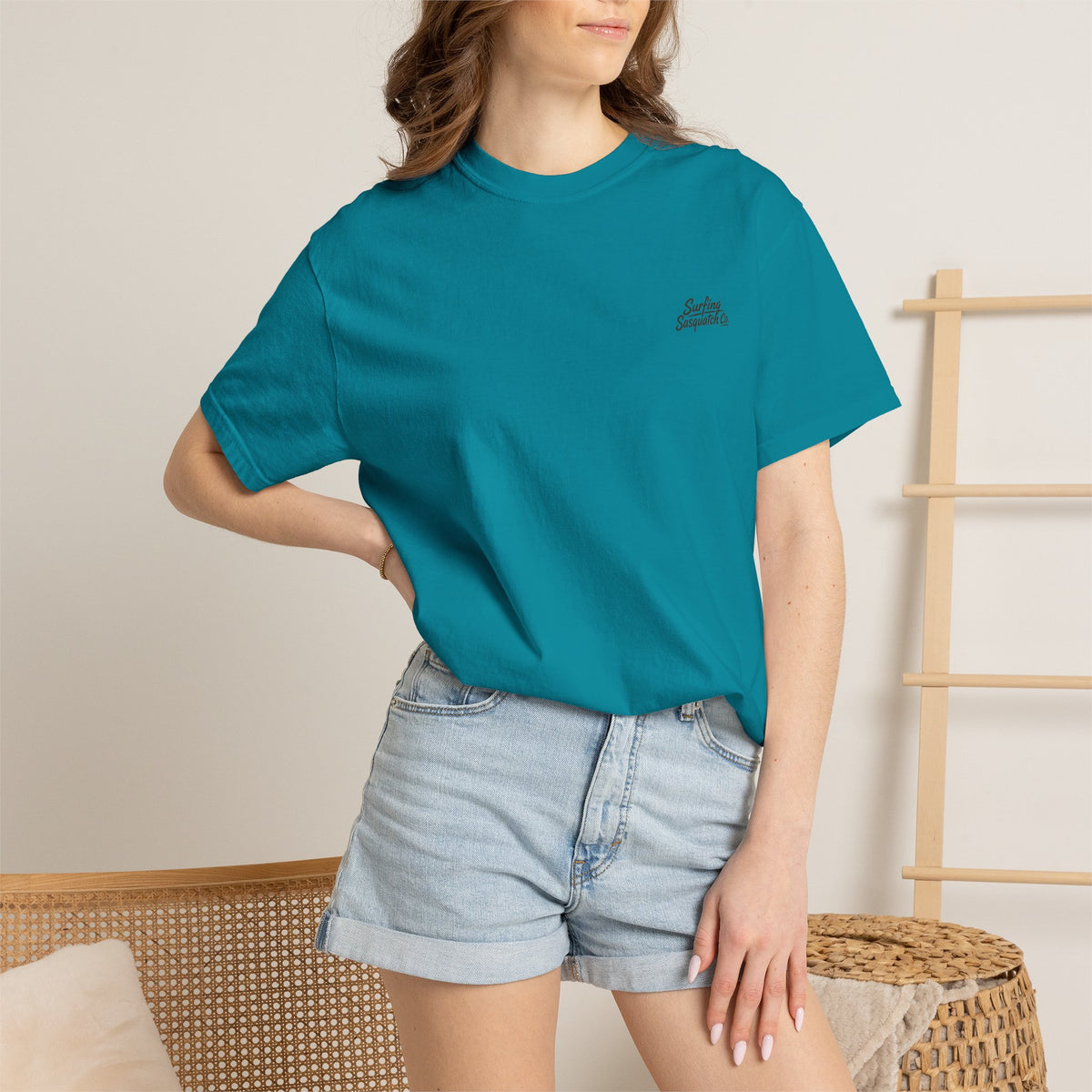 Surfing Sasquatch Signature logo T-Shirt