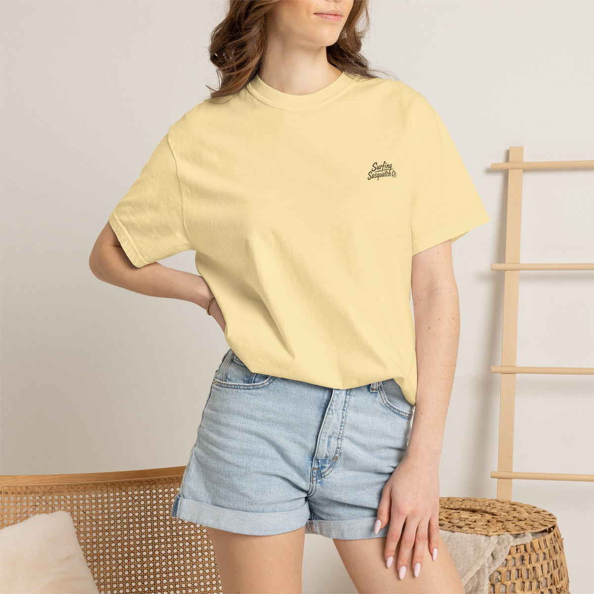 Surfing Sasquatch Signature logo T-Shirt