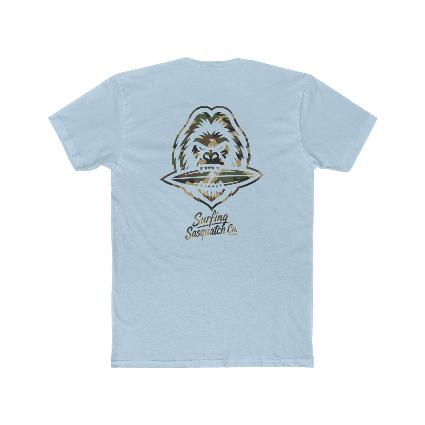 Surfing Sasquatch Signature Camo Logo Tee