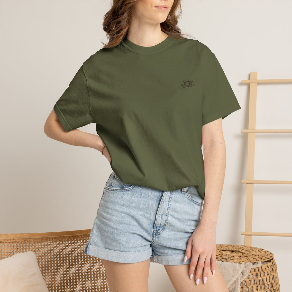 Surfing Sasquatch Signature logo T-Shirt