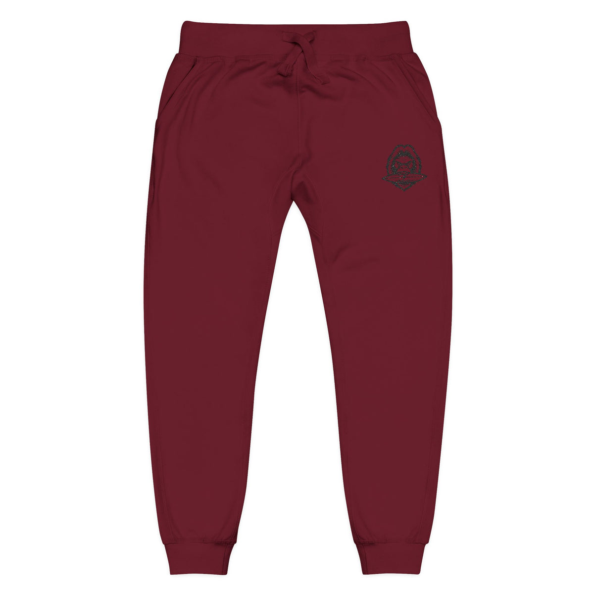 Embroidered Logo Cozy Fleece Sweatpants