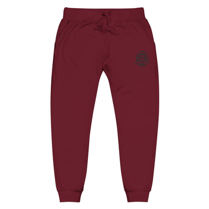 Embroidered Logo Cozy Fleece Sweatpants