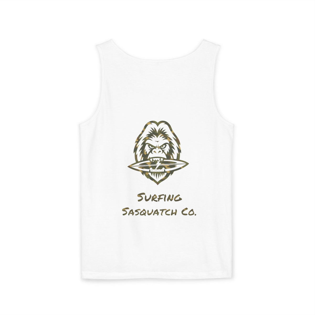 Surfing Sasquatch Co. Signature Camo Tank Top