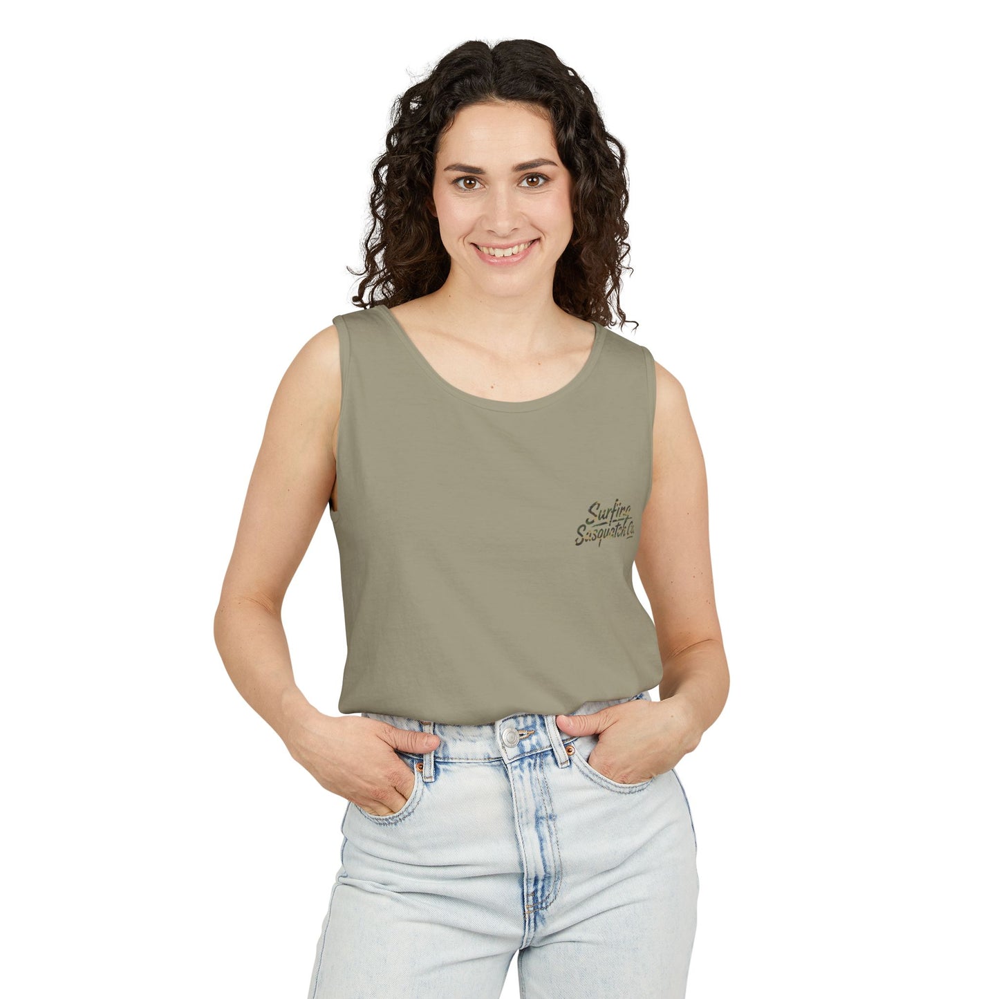 Surfing Sasquatch Co. Signature Camo Tank Top
