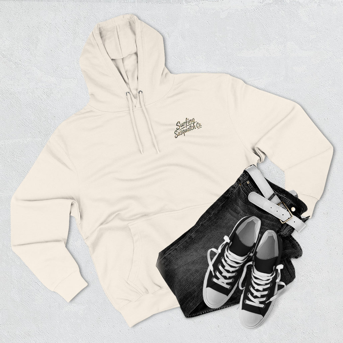 Surfing Sasquatch Co. Camo Hoodie