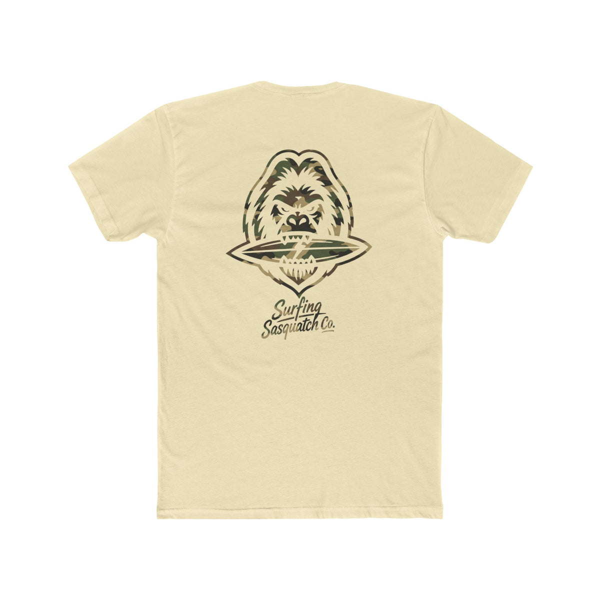 Surfing Sasquatch Signature Camo Logo Tee