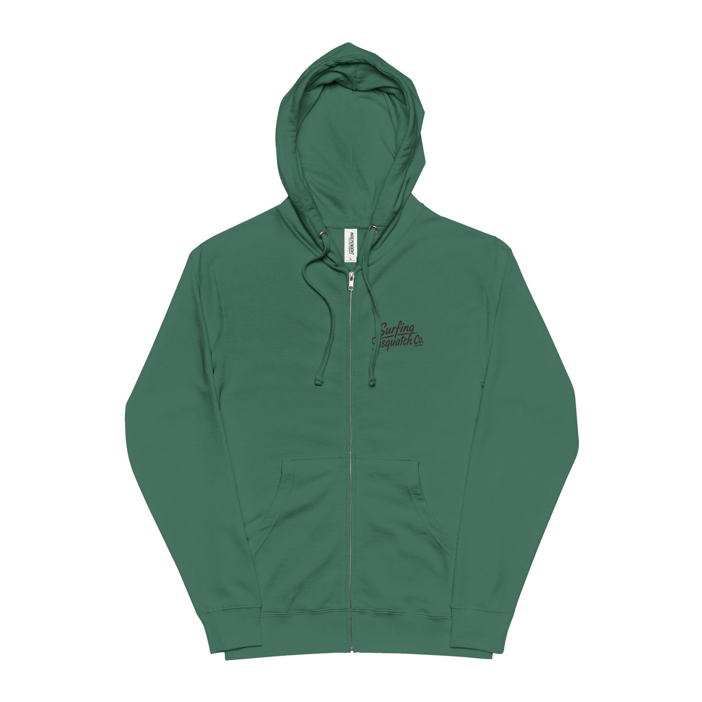 Surfing Sasquatch Co. Signature Logo Zip-Up Hoodie