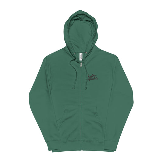 Surfing Sasquatch Co. Signature Logo Zip-Up Hoodie