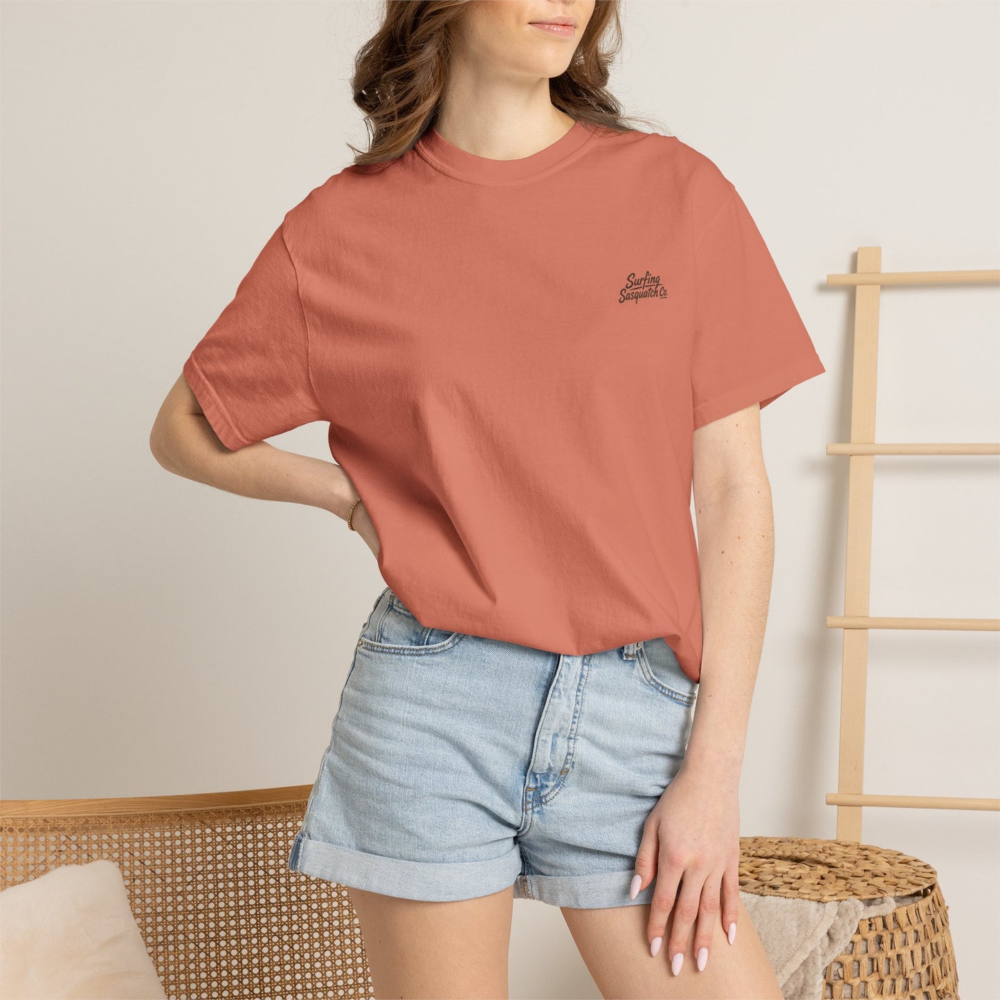 Surfing Sasquatch Signature logo T-Shirt