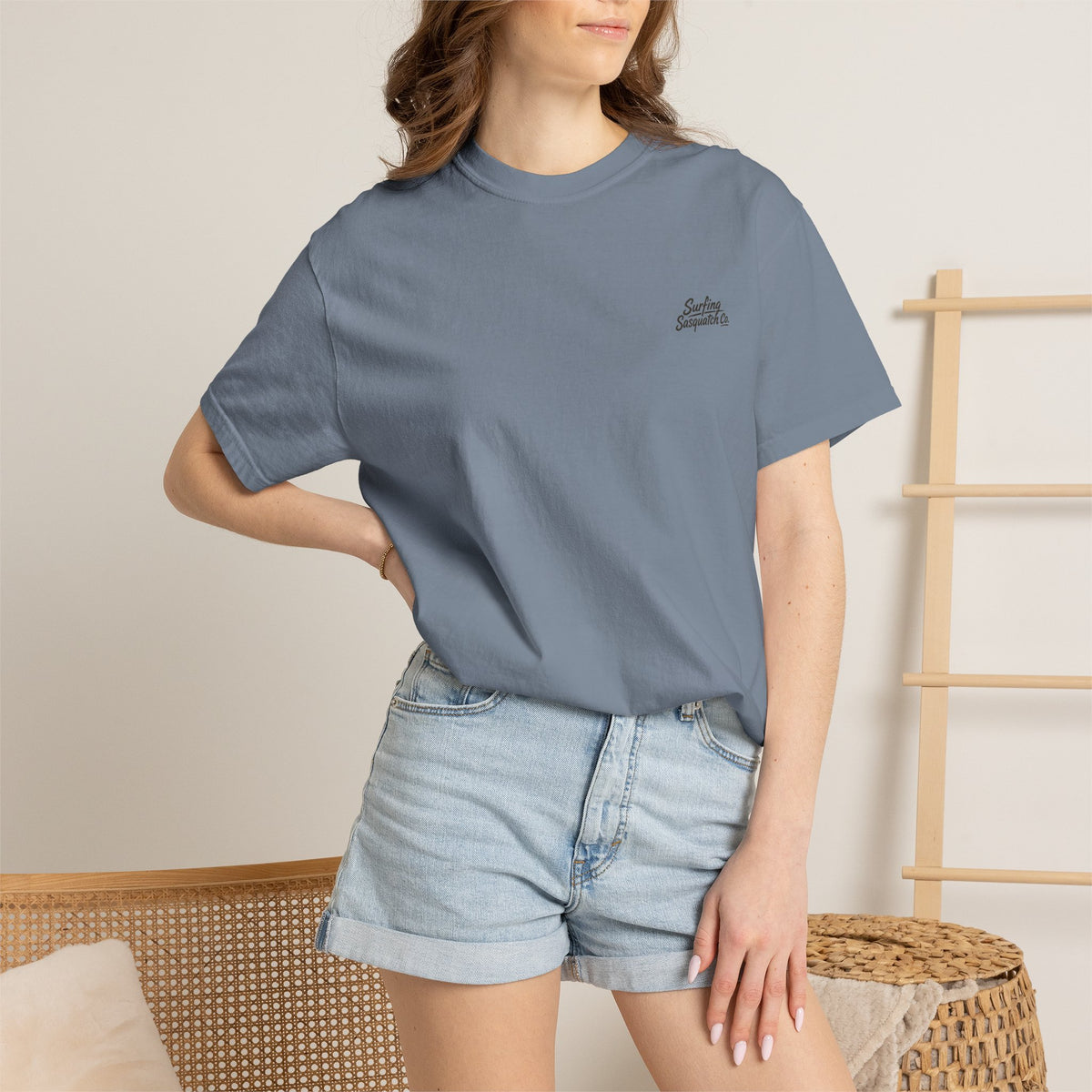 Surfing Sasquatch Signature logo T-Shirt