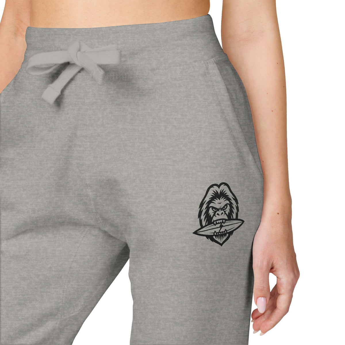 Embroidered Logo Cozy Fleece Sweatpants