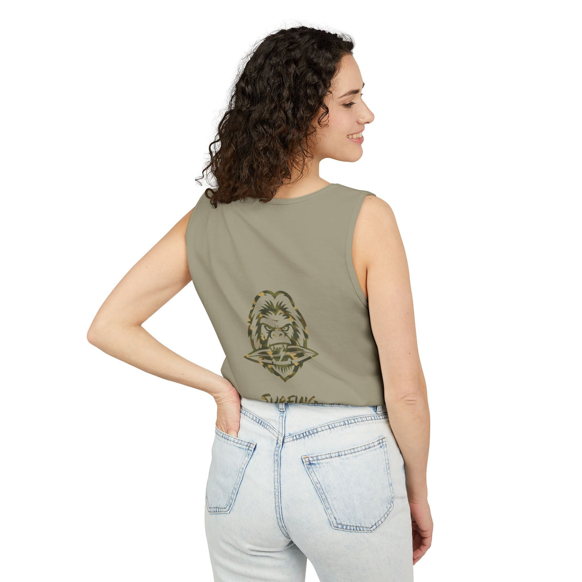 Surfing Sasquatch Co. Signature Camo Tank Top