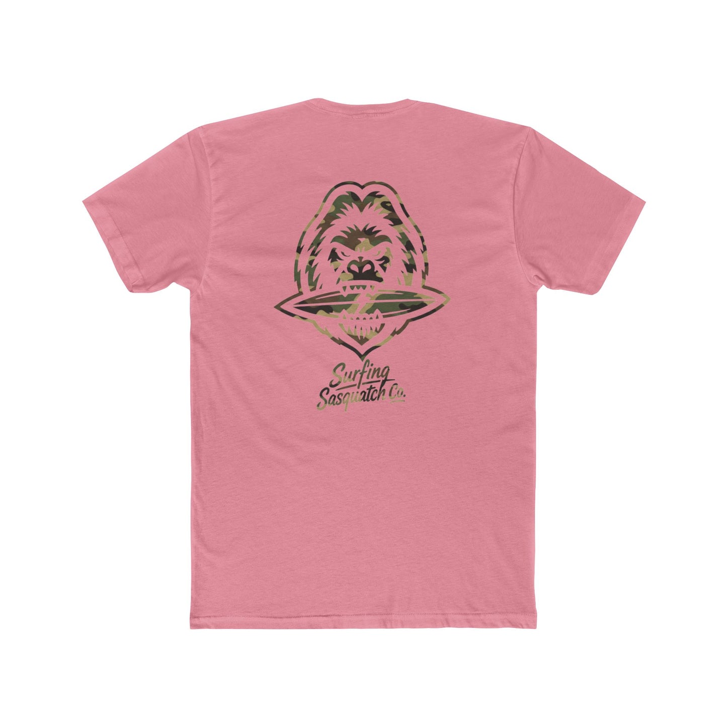 Surfing Sasquatch Signature Camo Logo Tee