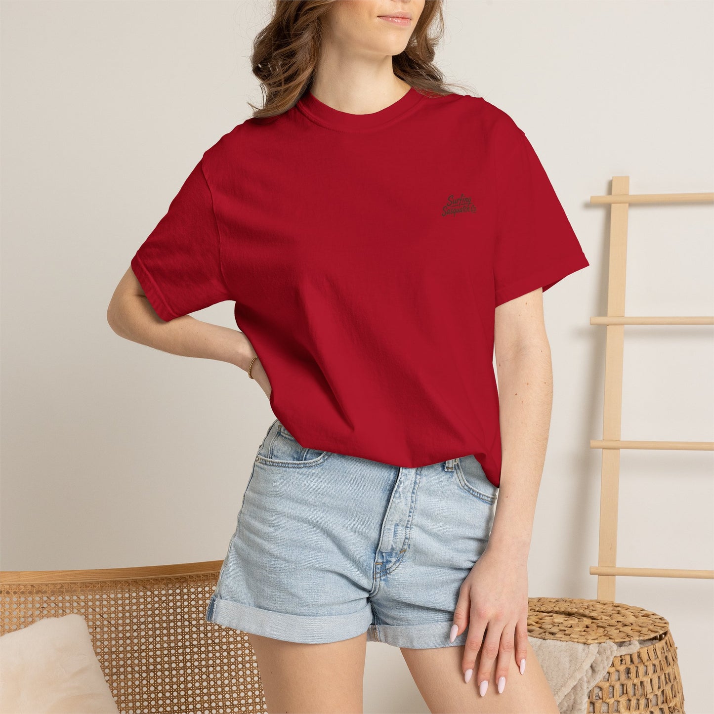 Surfing Sasquatch Signature logo T-Shirt