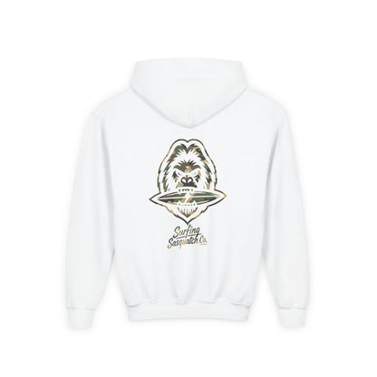 Surfing Sasquatch Co. Signature Camo Youth Hoodie