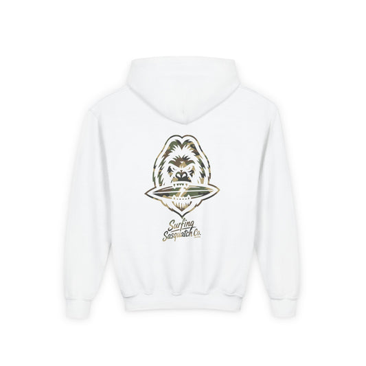 Surfing Sasquatch Co. Signature Camo Youth Hoodie