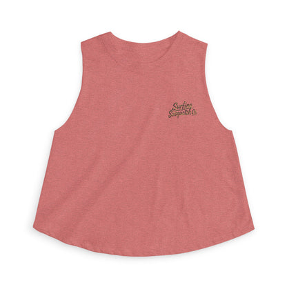 Surfing Sasquatch Co. Cropped Tank Top