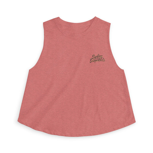 Surfing Sasquatch Co. Cropped Tank Top