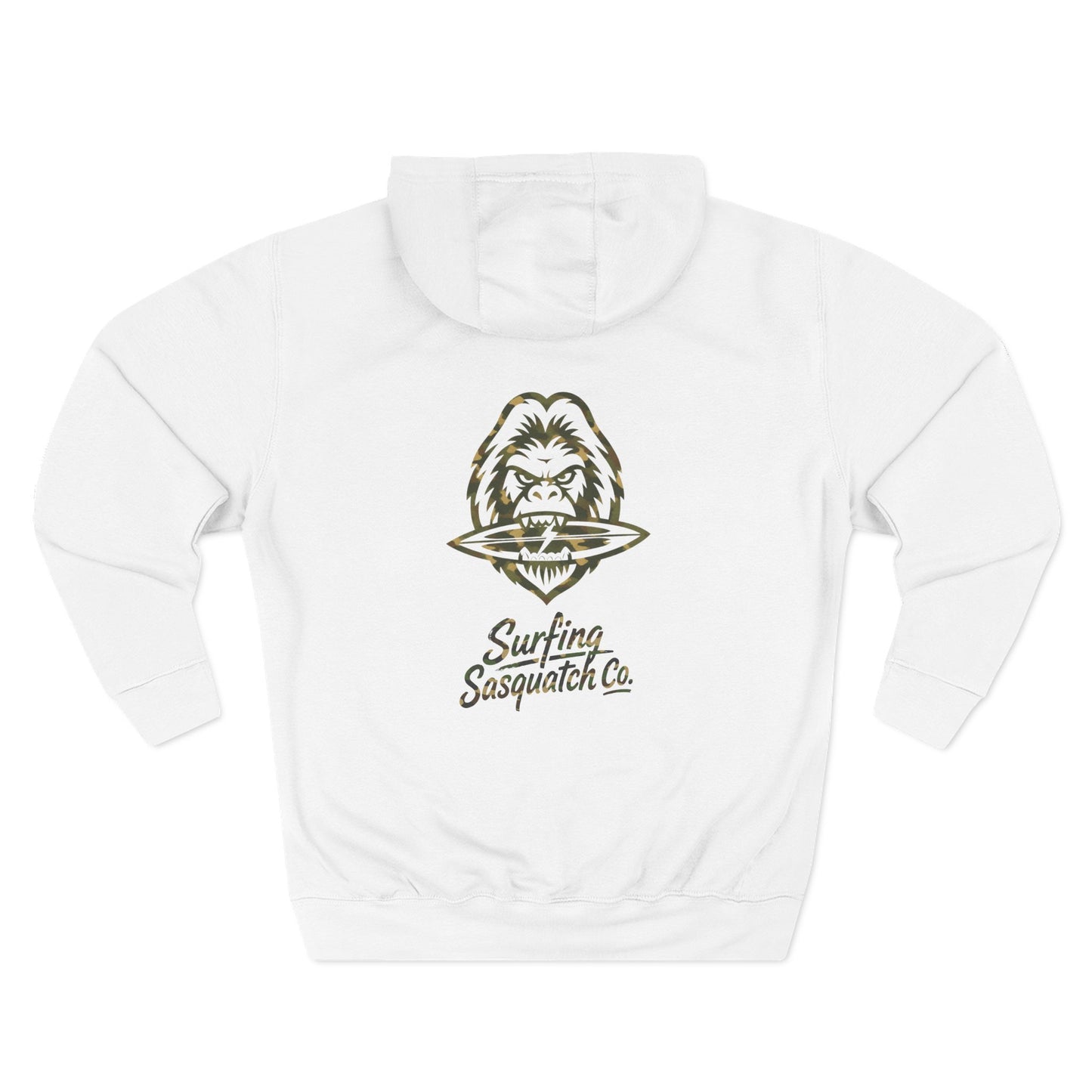 Surfing Sasquatch Co. Camo Hoodie