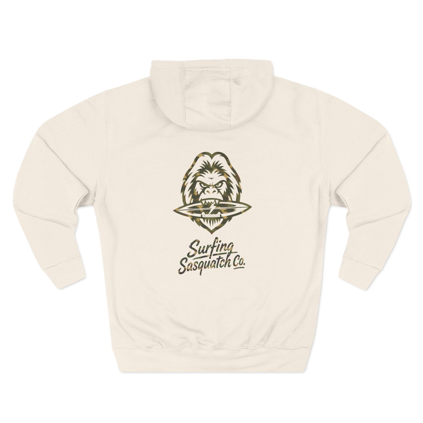 Surfing Sasquatch Co. Camo Hoodie