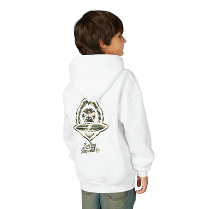Surfing Sasquatch Co. Signature Camo Youth Hoodie