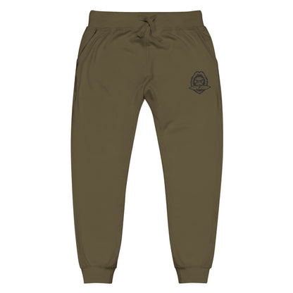 Embroidered Logo Cozy Fleece Sweatpants