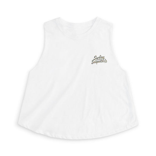 Surfing Sasquatch Co. Cropped Tank Top