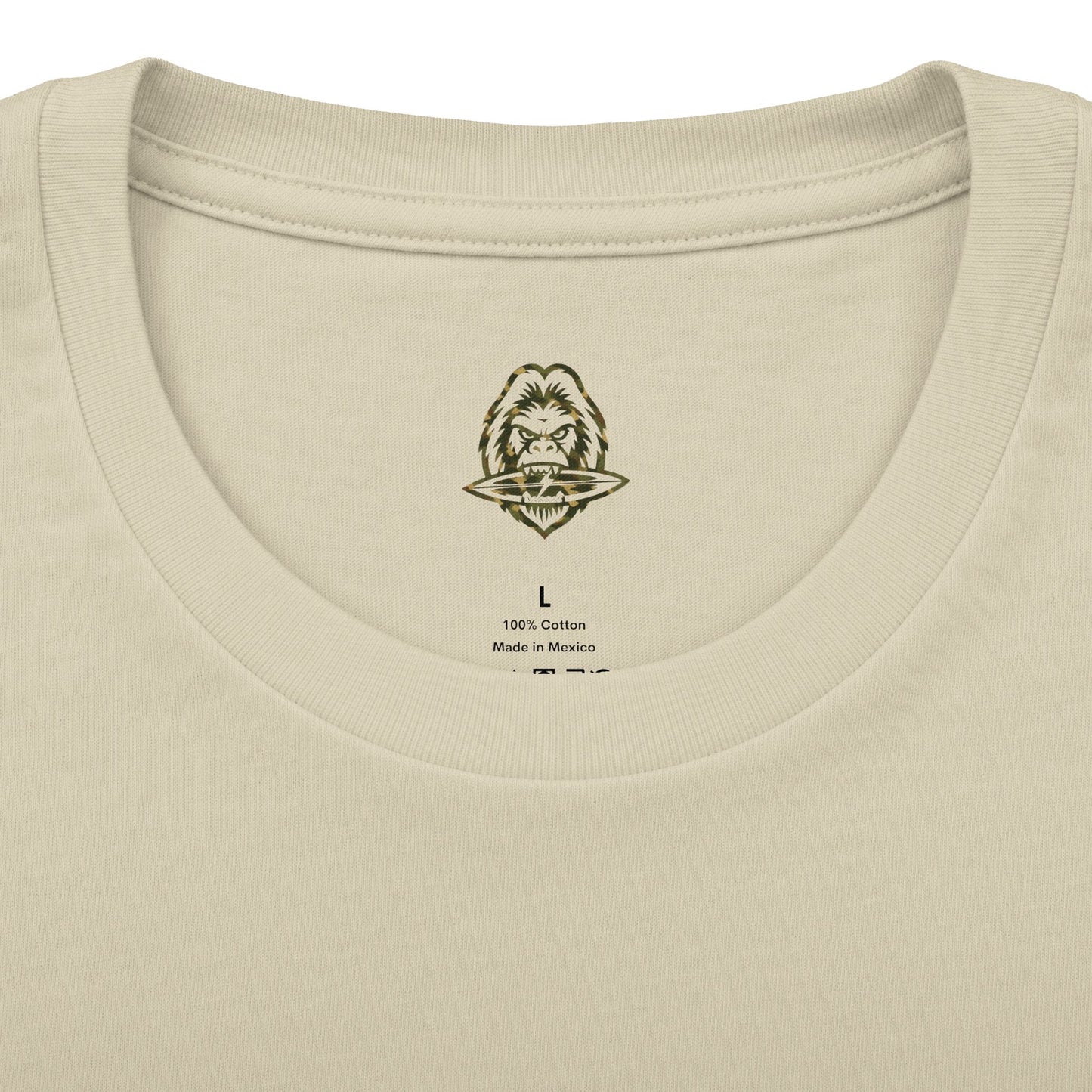 Surfing Sasquatch Signature Camo Logo Tee