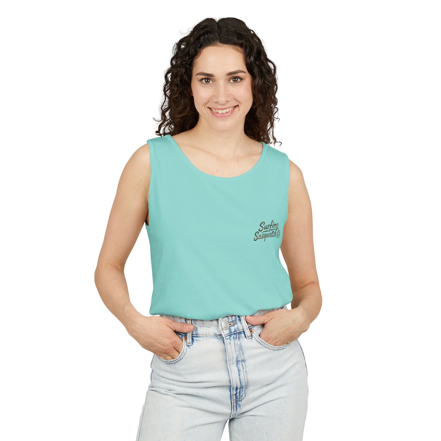 Surfing Sasquatch Co. Signature Camo Tank Top