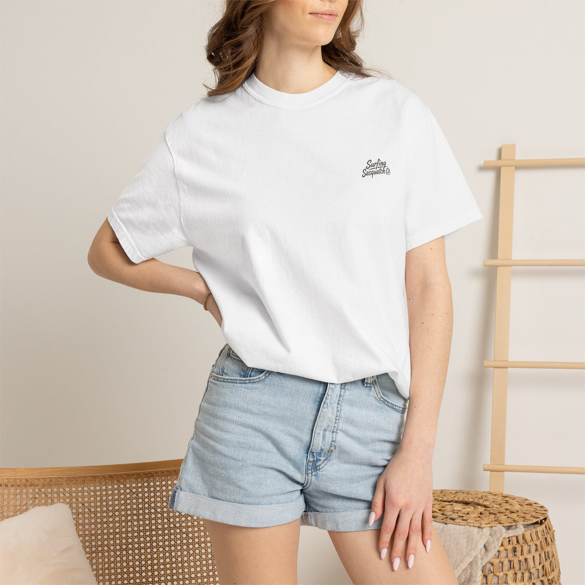 Surfing Sasquatch Signature logo T-Shirt