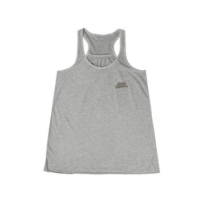 Racerback Tank Top — 'Surf' Vertical Logo Women's Flowy Tank