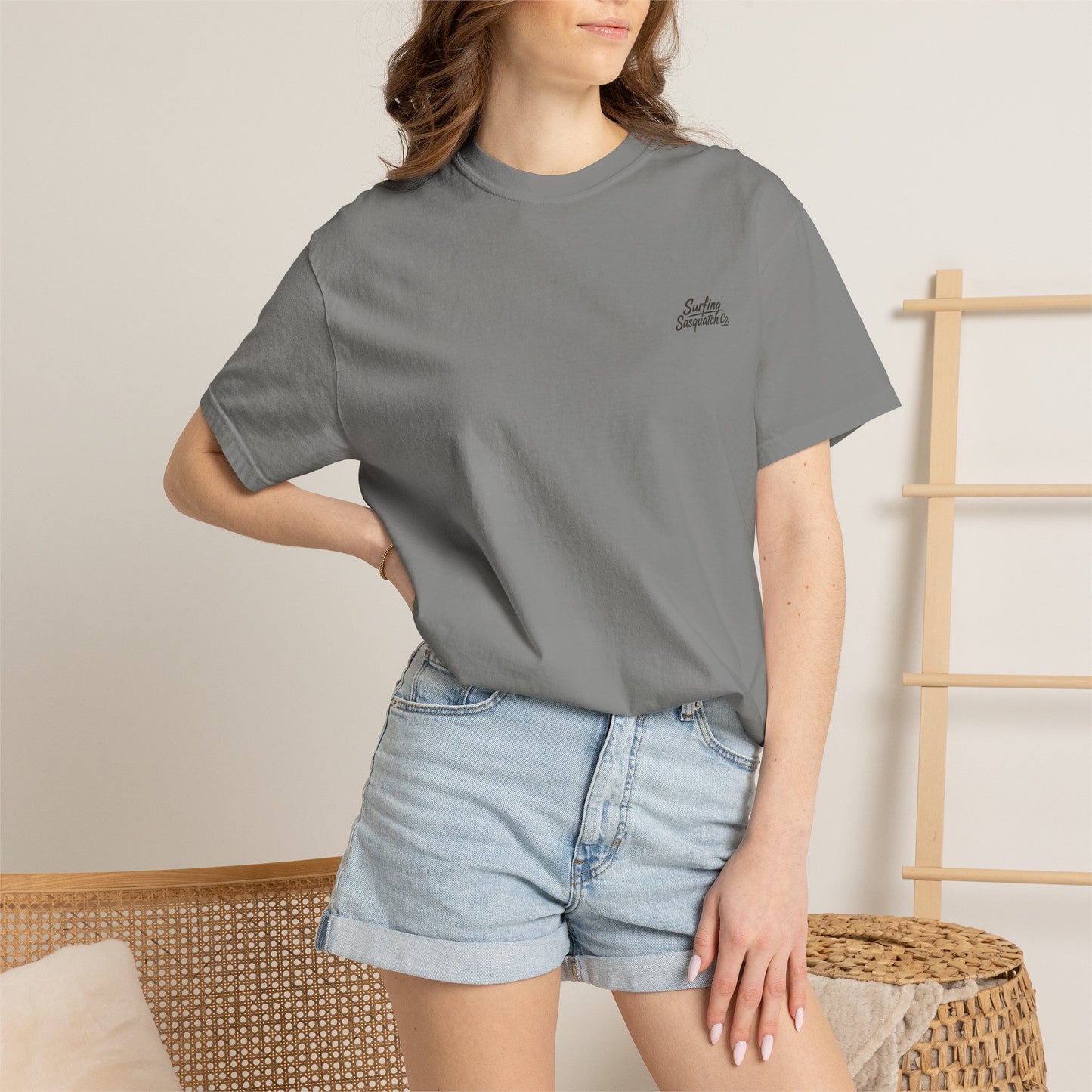 Surfing Sasquatch Signature logo T-Shirt