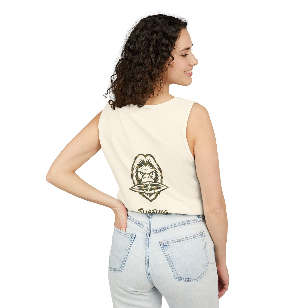 Surfing Sasquatch Co. Signature Camo Tank Top