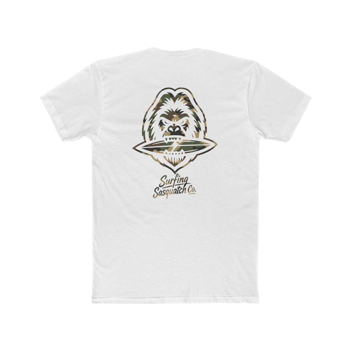 Surfing Sasquatch Signature Camo Logo Tee