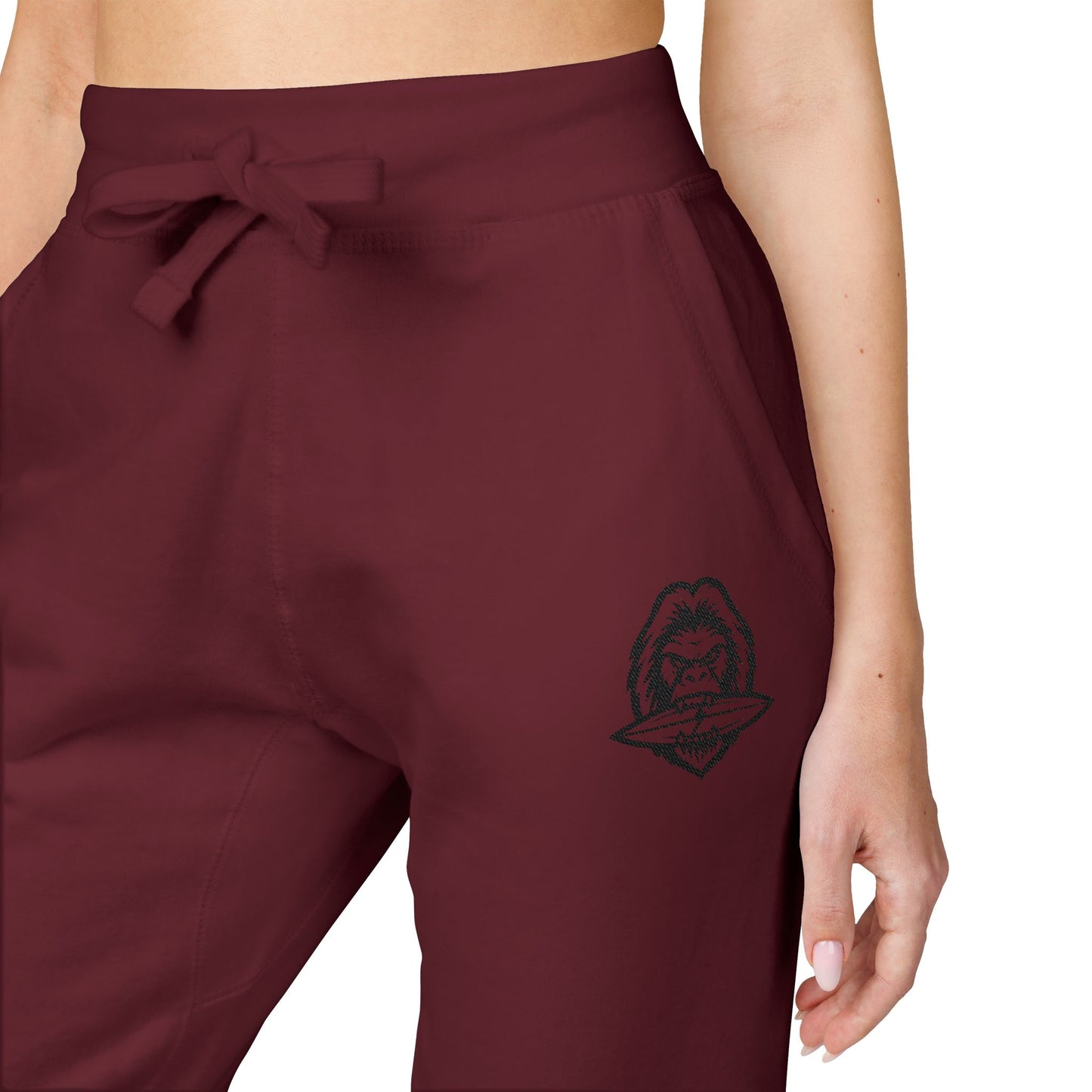 Embroidered Logo Cozy Fleece Sweatpants