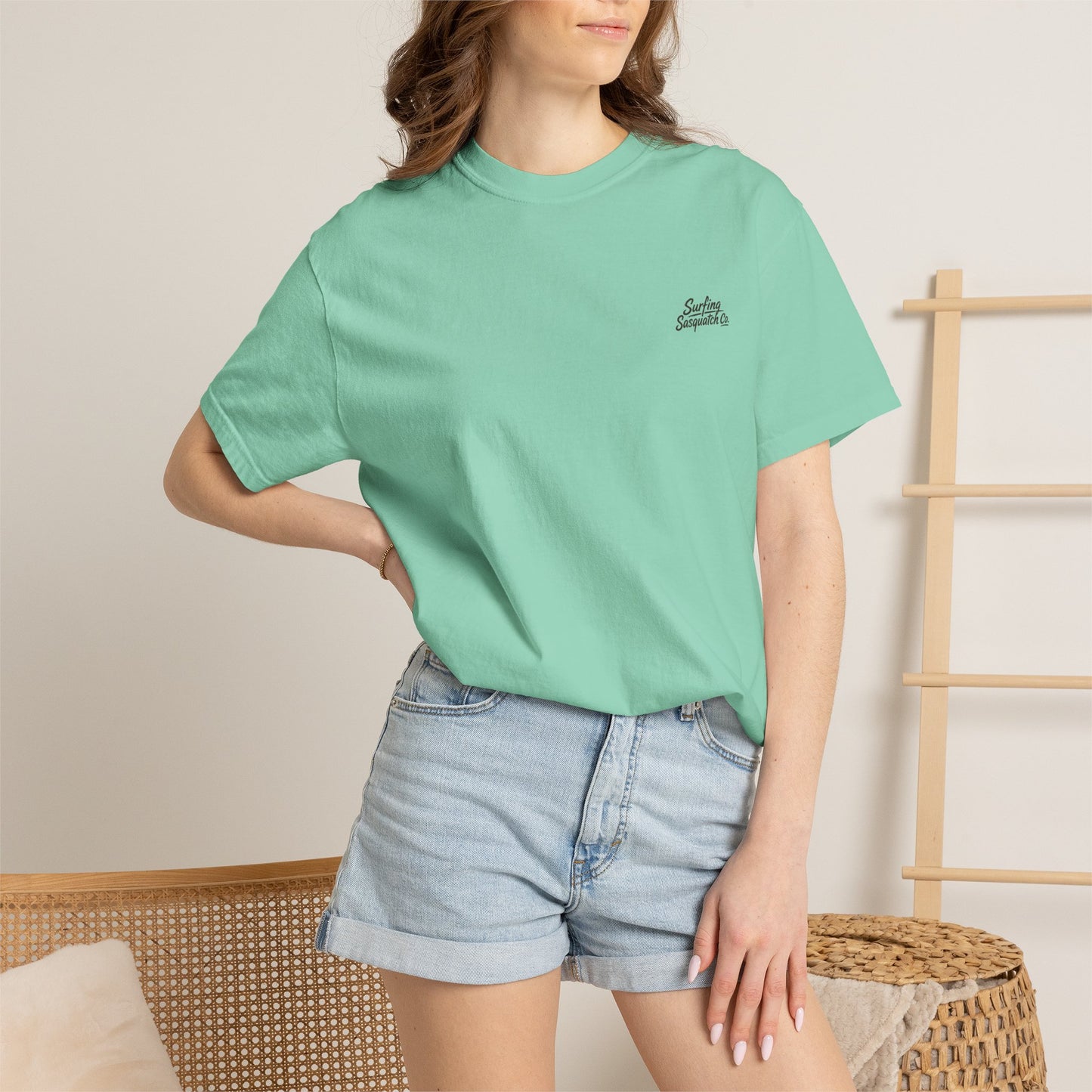 Surfing Sasquatch Signature logo T-Shirt