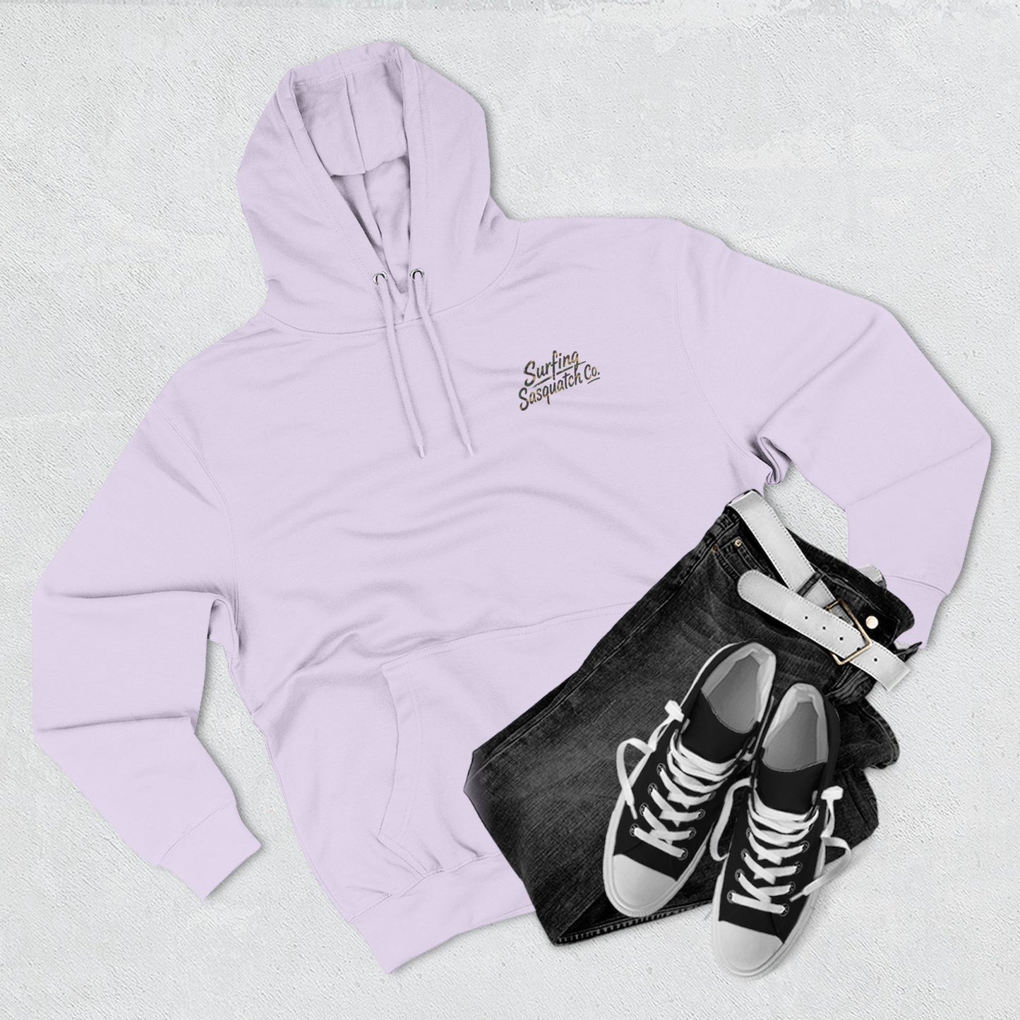 Surfing Sasquatch Co. Camo Hoodie