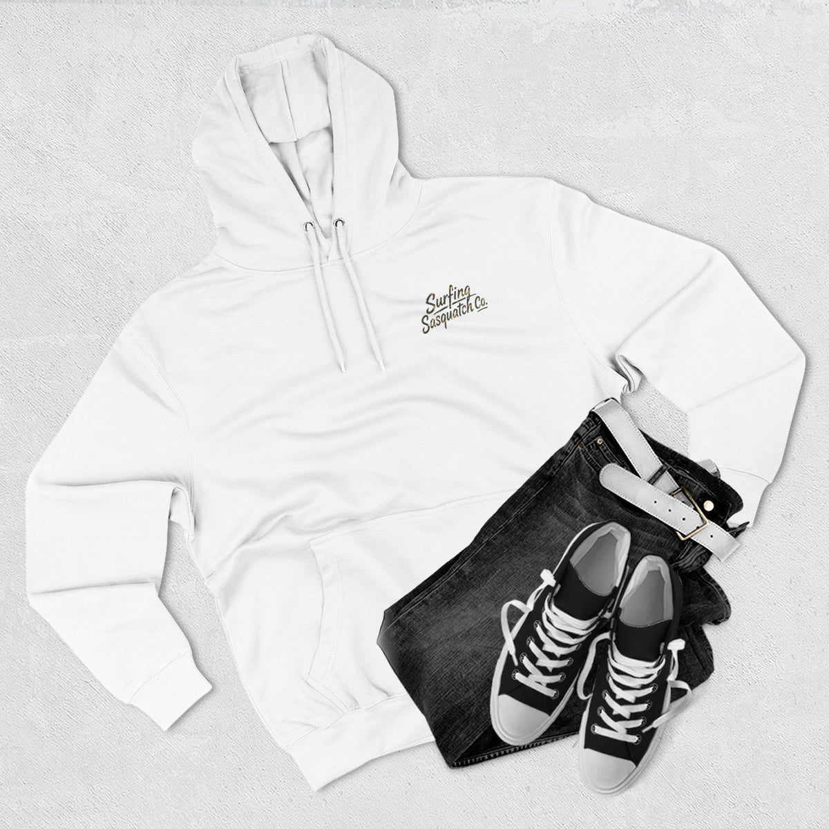 Surfing Sasquatch Co. Camo Hoodie