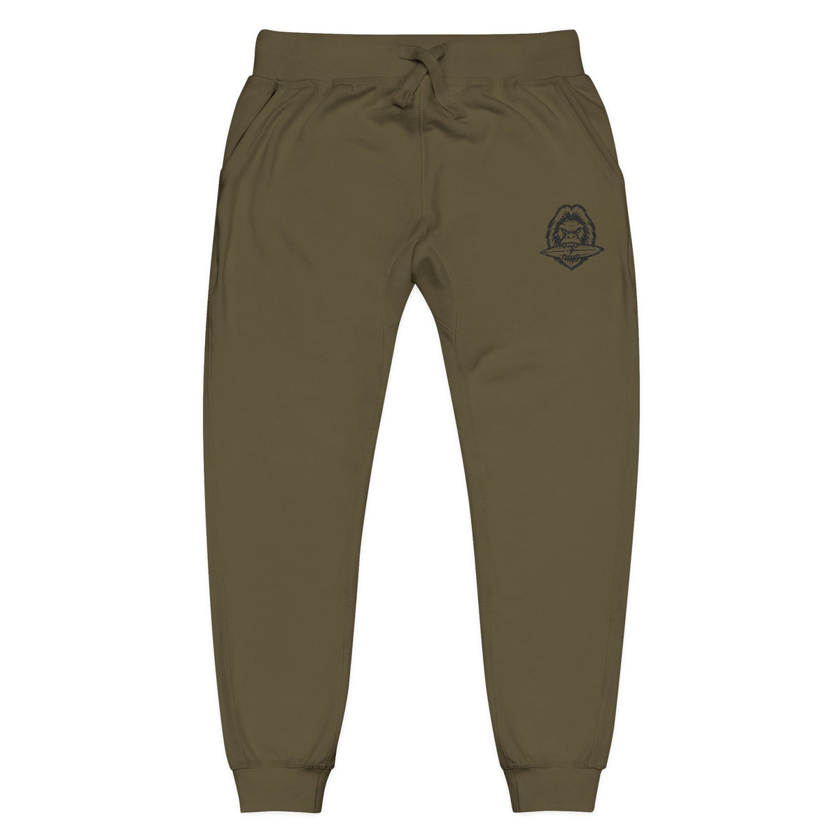 Surfing Sasquatch Co. Signature Logo Embroidered Logo Cozy Fleece Sweatpants