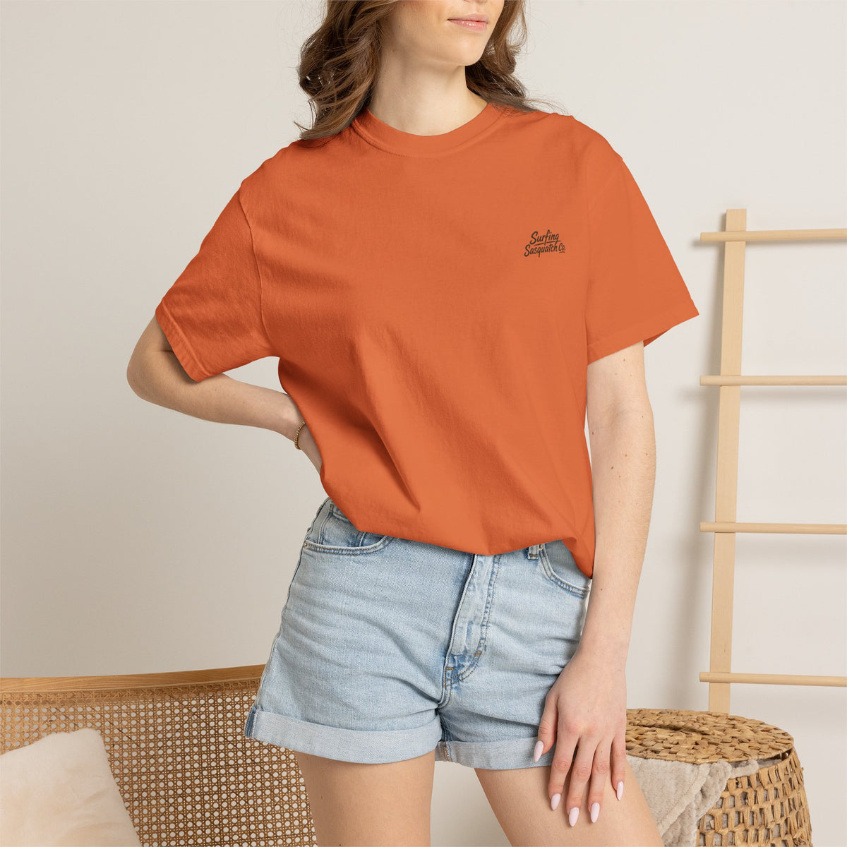 Surfing Sasquatch Signature logo T-Shirt
