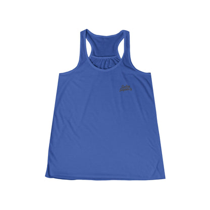 Racerback Tank Top — 'Surf' Vertical Logo Women's Flowy Tank